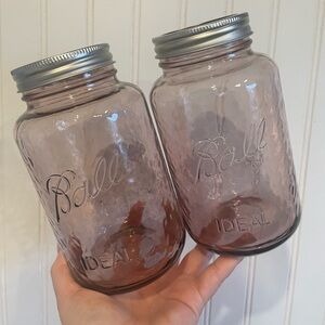 Purple Ball Ideal Quart Mason Jars